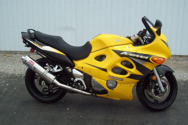 2004 SUZUKI GSX600 KATANA ONLY 3900 MILES!! C.S.