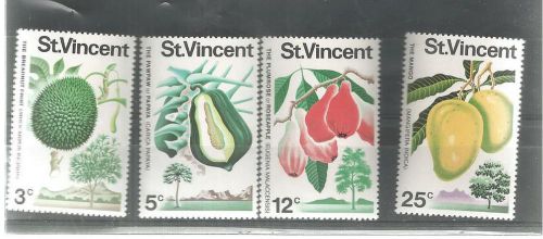 ST VINCENT FRUIT MINT SET OF FOUR SG 340/43 A68