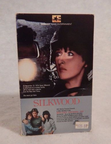 Betamax SILKWOOD BETA MOVIE TAPE 1984 Meryl Streep Kurt Russell Cher