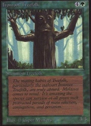 Ironroot Treefolk X1 (Beta) MTG (NM) *CCGHouse* Magic