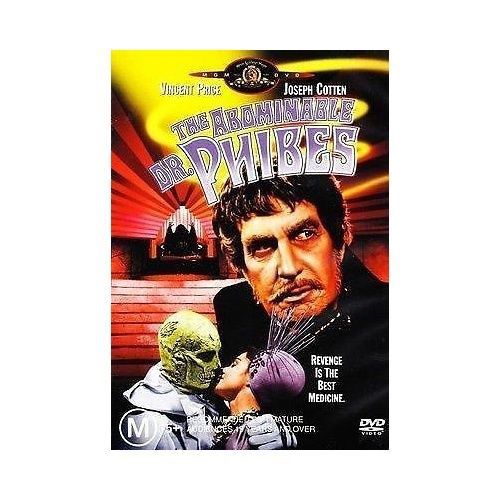 The abominable dr phibes - vincent price dvd ( brand new + free local shipping )