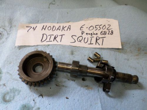 74 Hodaka Dirt Squirt 125 kick start shaft starter gears wombat ace toad 90 100