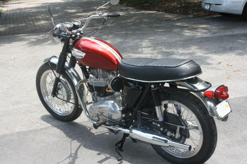 1968 TRIUMPH BONNEVILLE 650 T120 ORIGINAL FULLY RESTORED MATCHING NUMBERS