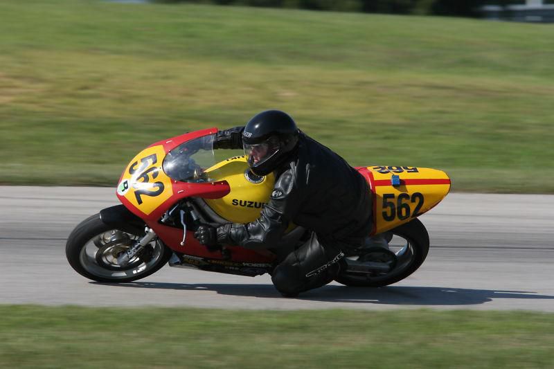 Set up for track days: NESBA curve chasers, sport bike track time.