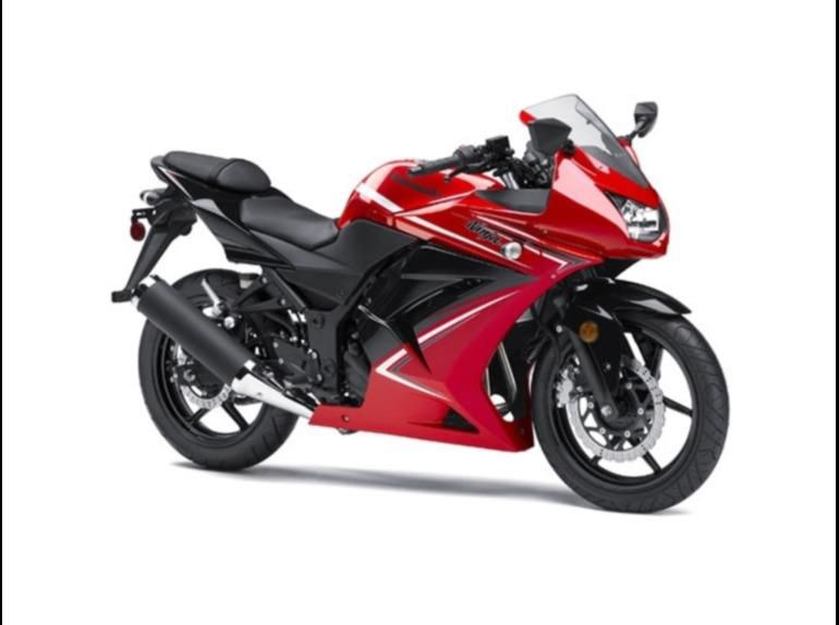 2012 kawasaki ninja 250 passion red/metallic spark bla  sportbike 