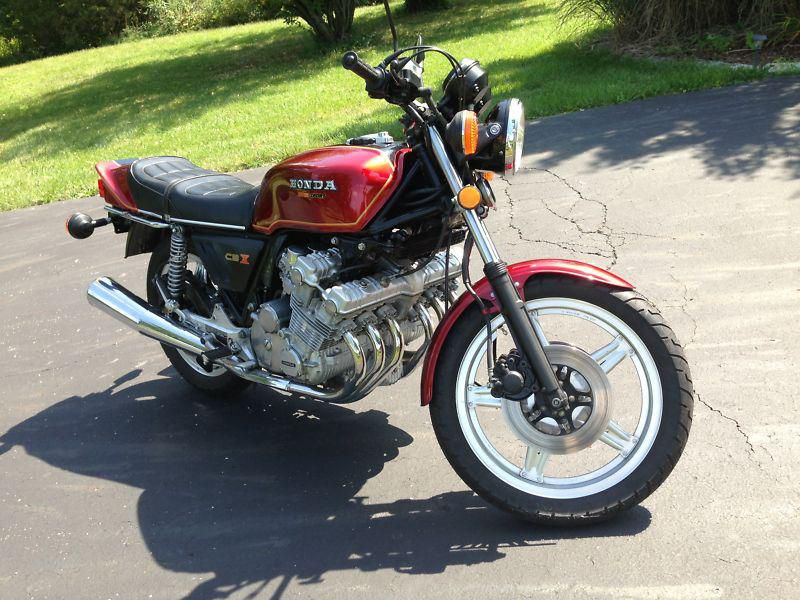 1979 honda cbx1000 6 cylinder candy glory red original superbike