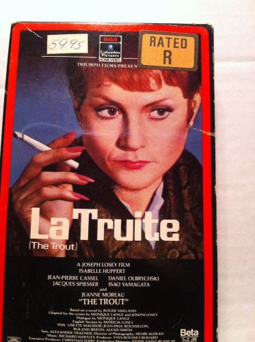 LA TRUITE (The Trout) Foreign 1984 French Beta