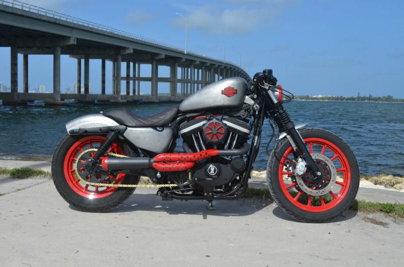 2007 HARLEY DAVIDSON SPORTSTER 883 CUSTOMIZED CAFE RACER, VERY CLEAN