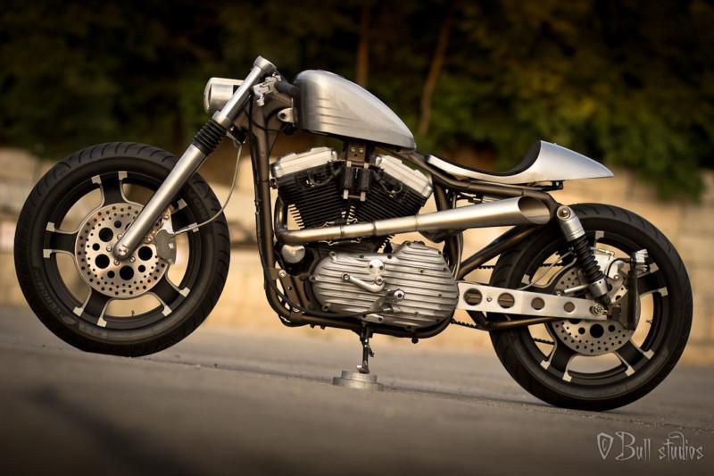 custom cafe racer bobber sportster 1450cc chopper killer