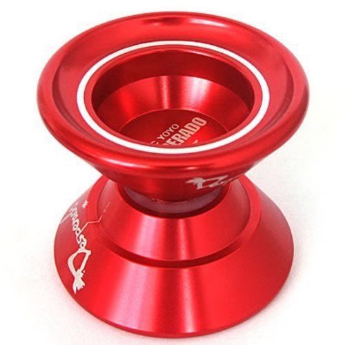 Magic YoYo N5 Desperado Aluminum Alloy Professional Yo-Yo Red with 2 Srings