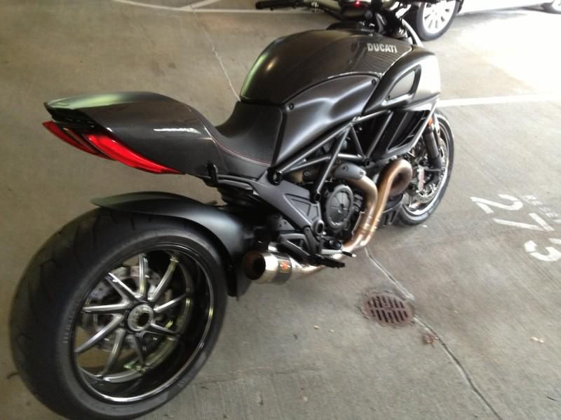 Ducati diavel carbon with werkes pipe