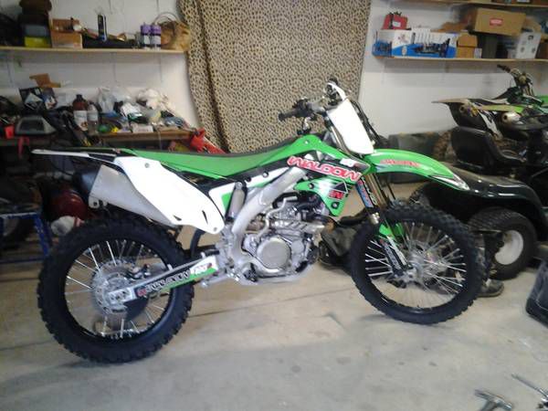 2013 Kawasaki kx450f 8hrs on bike