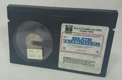 Columbia pictures blue thunder beta tape