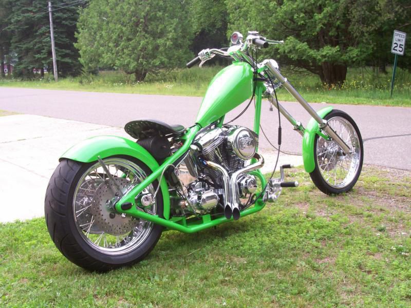 2006 custom chopper 100" revtech