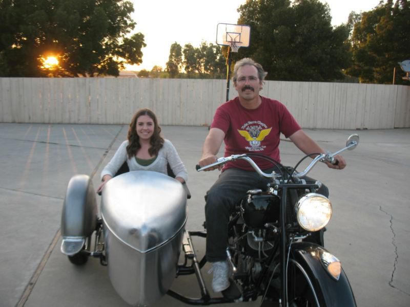 Indian: 1948 Chief 80 Cu. in. with all aluminum sidecar
