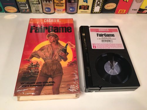 * Fair Game Betamax NOT VHS 1986 Australian Survival Horror Action Beta 80&#039;s