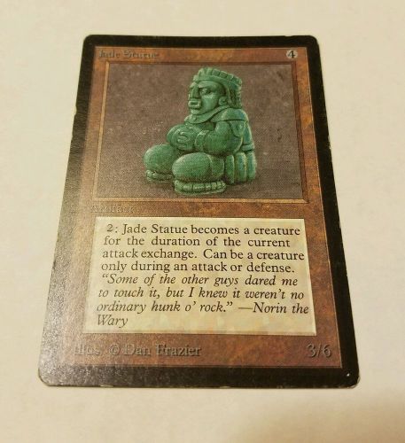 + beta jade statue mtg magic beta free us shipping! +