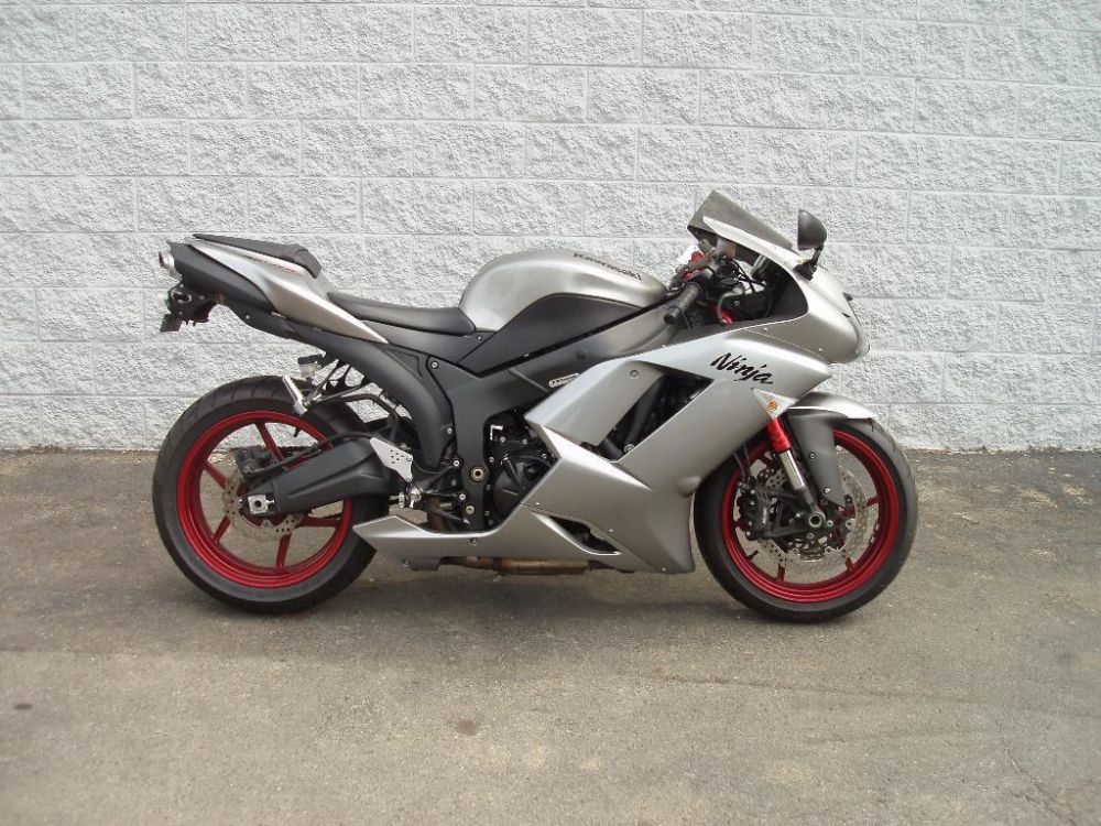 2007 kawasaki ninja zx-6r  sportbike 