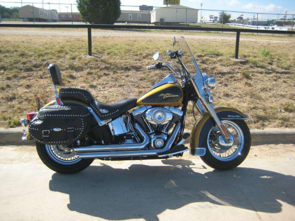 2008 harley-davidson flstc heritage softail classic  cruiser 