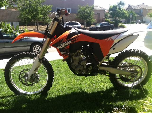 2011 ktm 350 sx-f dirt bike 