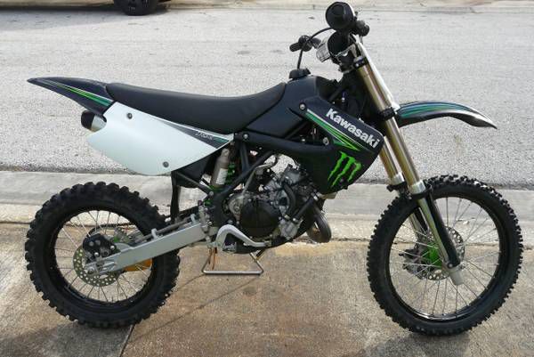 2009 kawasaki kx 100 monster edition dirt bike