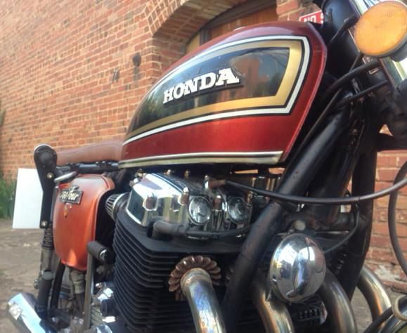 1975 Honda CB750 SOHC Brat Style Vintage Motorcycle NICE