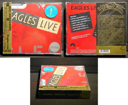 New taiwan 2-cd w/obi eagles live 1980 hotel california-desperado-take it easy