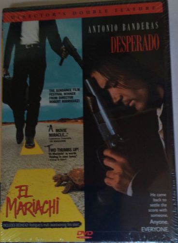 El Mariachi/Desperado (DVD, Double Feature) Antonio Banderas BRAND NEW SEALED!