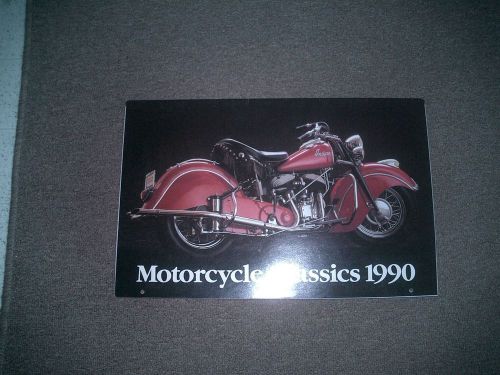 1990 Motorcycle Classics Calendar