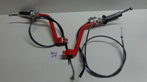 Bultaco matador mk 3 handleba, throttle, light switch, handles, cables ...(box