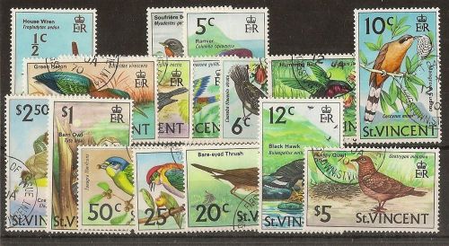 St Vincent 1970 Birds SG285-300 Fine Used