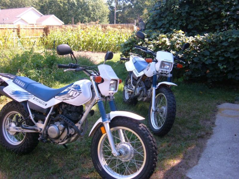 Yamaha tw200  road and trail bike's