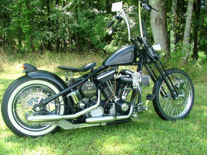 Old 97 choppers bobber 2013 harley davidson