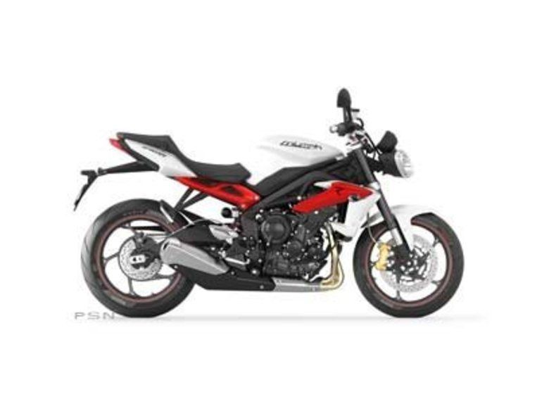 2013 triumph street triple r - crystal white 