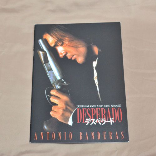 Desperado Japan Movie Program 1995 Antonio Banderas Salma Hayek Robert Rodriguez