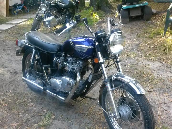 1976 triumph t140v, bonneville 750