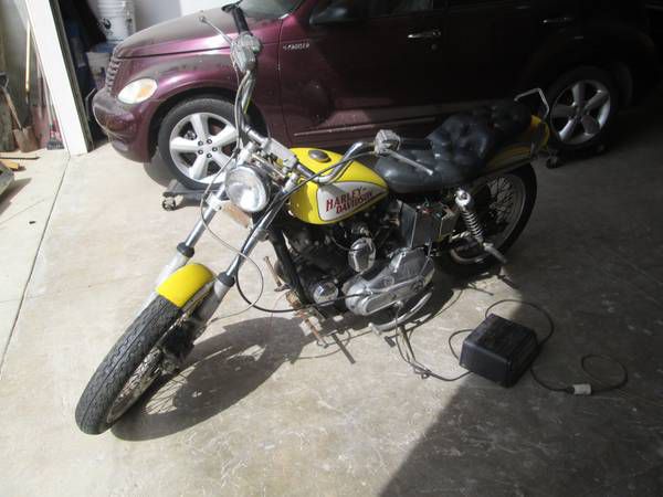 1976 harley davidson sportster 1000 cc. clean title