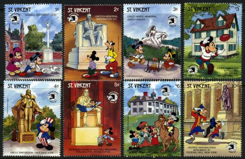 ST. VINCENT 1989 Scott# 1256-1263 MNH