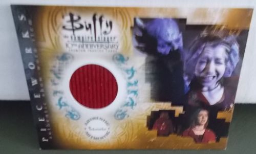 Buffy the vampire slayer 10 anniversary pw4 alyson hannigan willow costume card