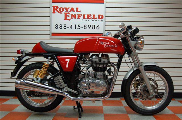 2014 red royal enfield continental gt