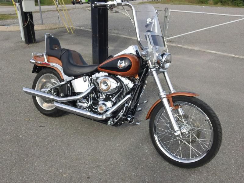 2008 Harley-Davidson SOFTAIL CUSTOM anniversary low miles w/ exhaust