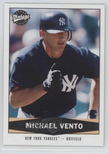 2004 Upper Deck Vintage 476 Mike Vento New York Yankees Rookie Baseball Card 0f8