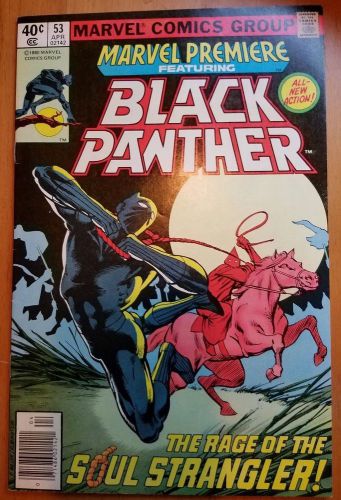 Marvel Premiere Featuring Black Panther #53 F/VF 1980 Marvel Hannigan Bingham