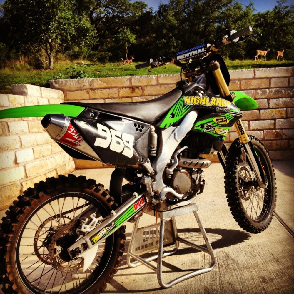 2008 kawasaki kx 250f dirt bike 