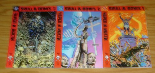 Skull &amp; bones #1-3 vf/nm complete series - ed hannigan - prestige format set lot