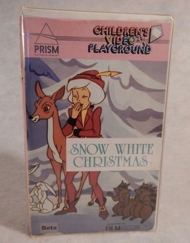 Snow White Christmas - BETA/Betamax - Animation 1980 Rare