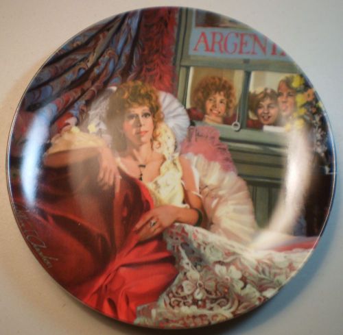 Orphan annie &#034;annie &amp; miss hannigan&#034; knowles collector plate music/broadway