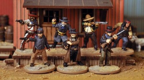 Dead Man&#039;s Hand Desperados Miniatures Set New in Box Free Shipping