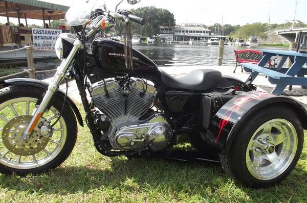 2008 Harley Davidson Lowride Sporster Trike***Only 850 Miles on it**