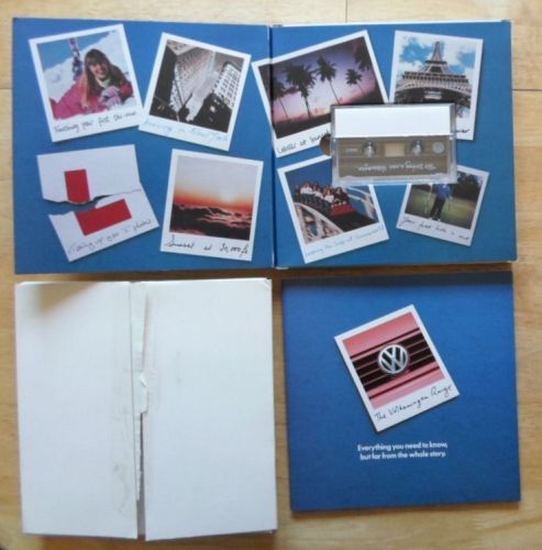 VOLKSWAGEN RANGE 1998 UK Mkt boxed brochure + cassette - Golf Polo Vento VW
